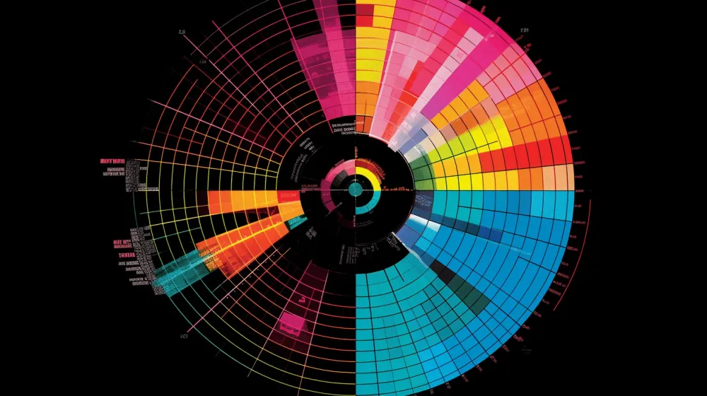 radial data visualization from a radar